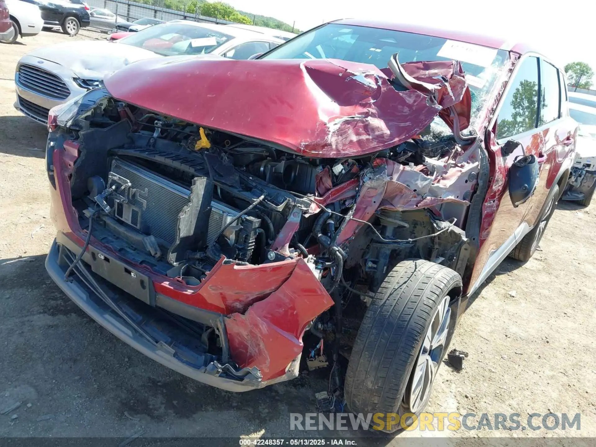 6 Photograph of a damaged car JN8AT3BA1MW010658 NISSAN ROGUE 2021