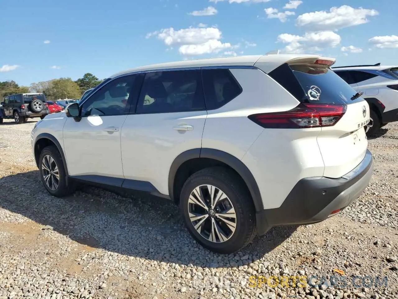 2 Photograph of a damaged car JN8AT3BA2MW006425 NISSAN ROGUE 2021