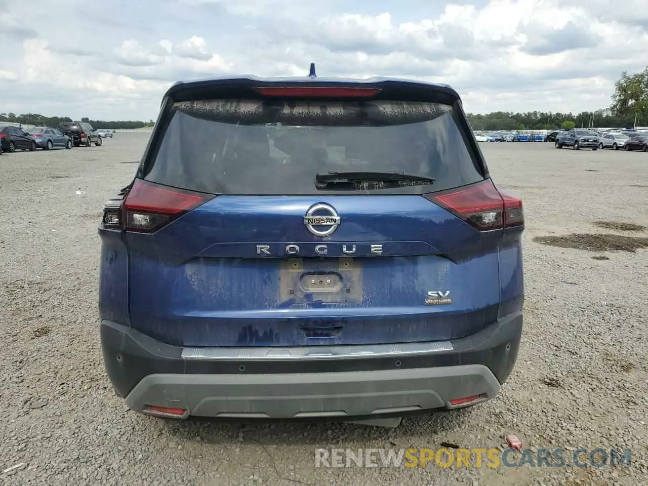 6 Photograph of a damaged car JN8AT3BA2MW007509 NISSAN ROGUE 2021