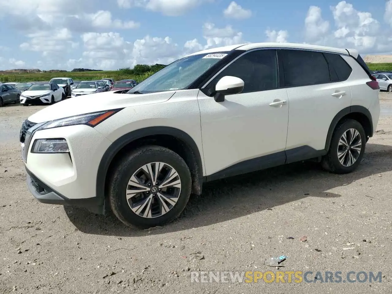1 Photograph of a damaged car JN8AT3BA2MW011057 NISSAN ROGUE 2021