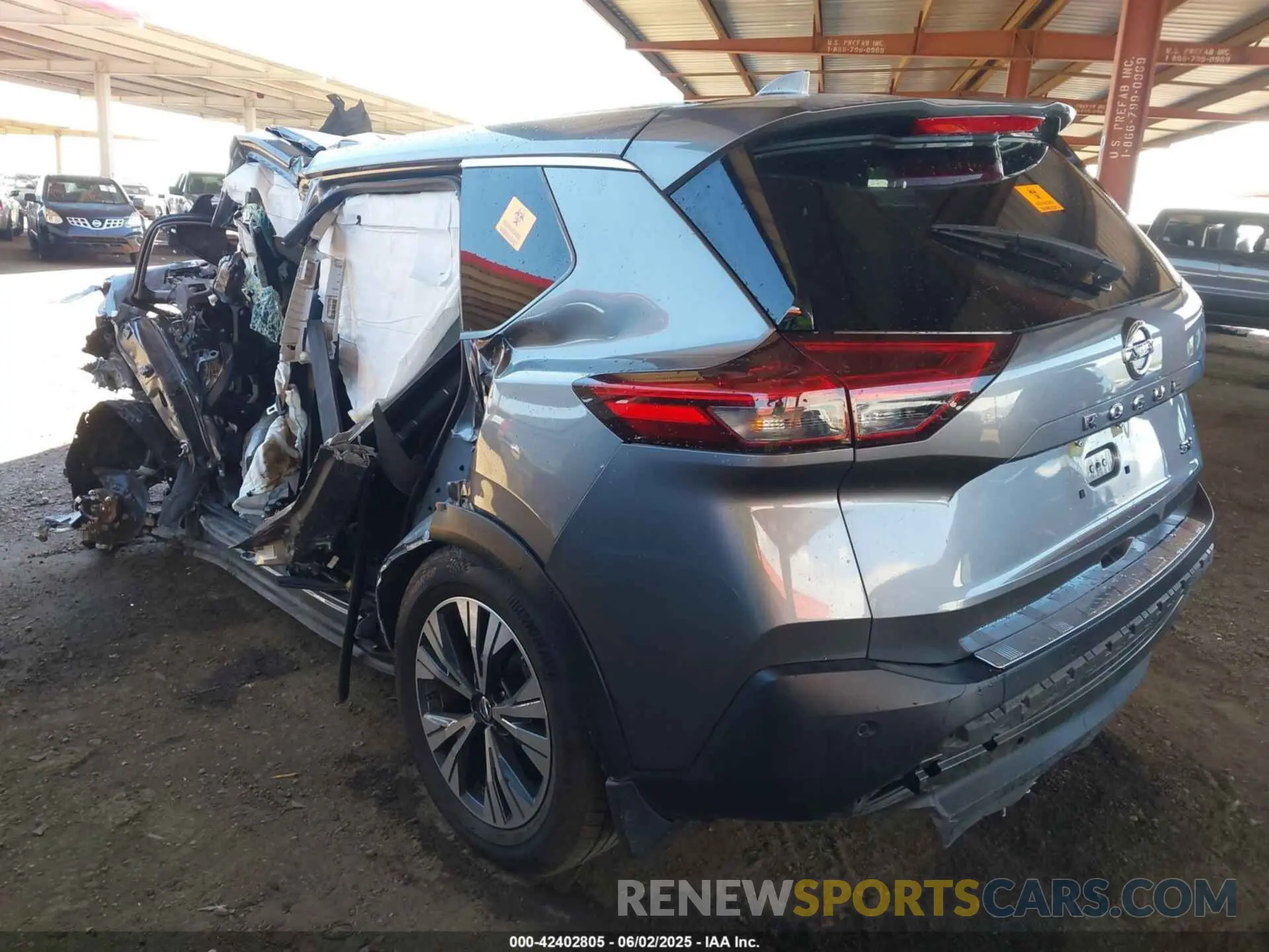 3 Photograph of a damaged car JN8AT3BA2MW018185 NISSAN ROGUE 2021
