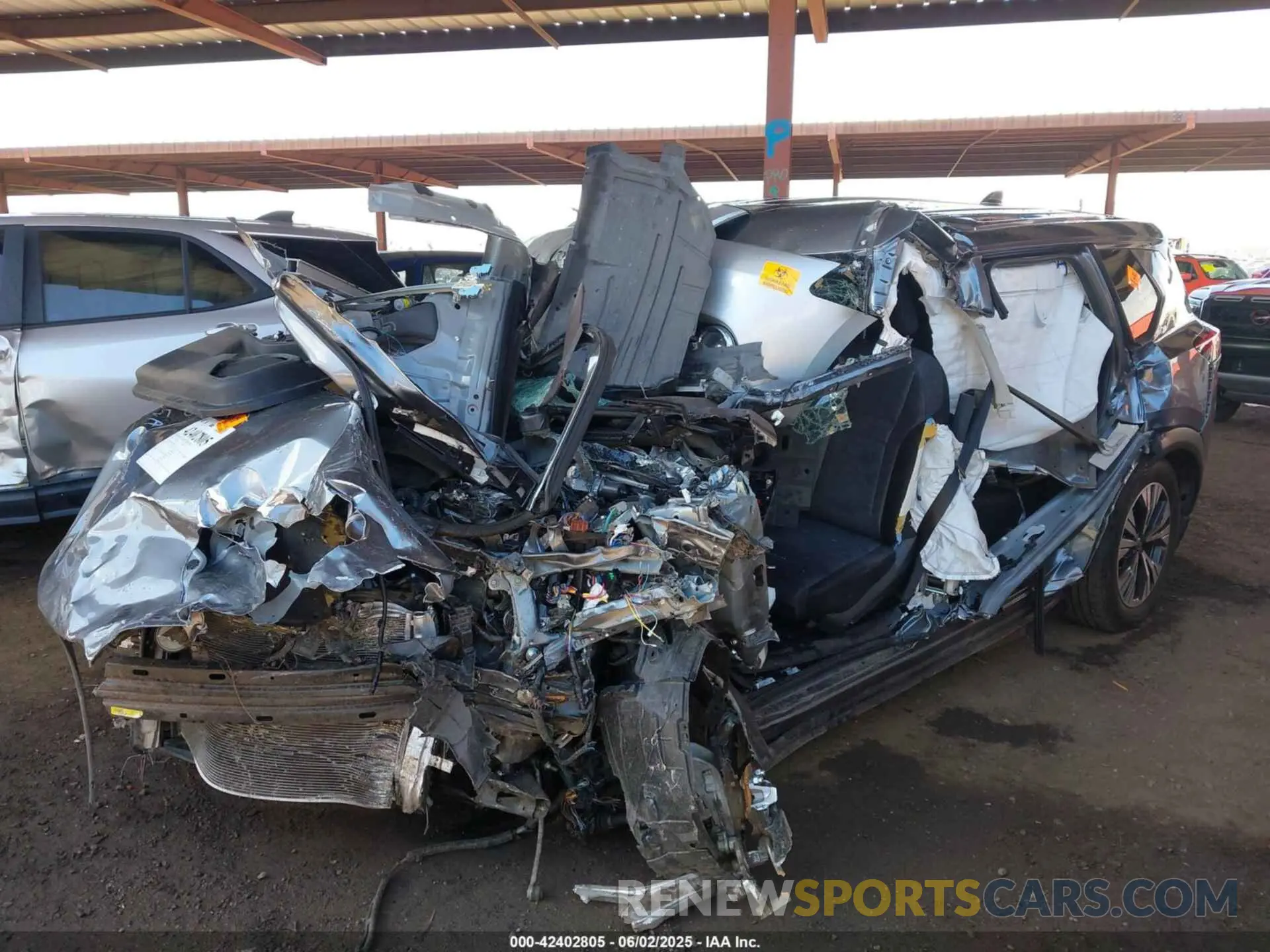 6 Photograph of a damaged car JN8AT3BA2MW018185 NISSAN ROGUE 2021