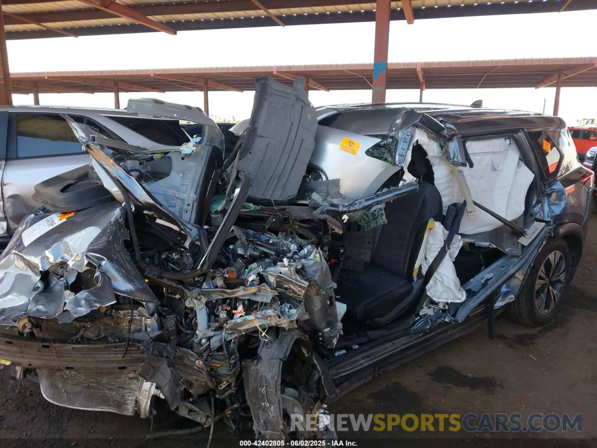 7 Photograph of a damaged car JN8AT3BA2MW018185 NISSAN ROGUE 2021