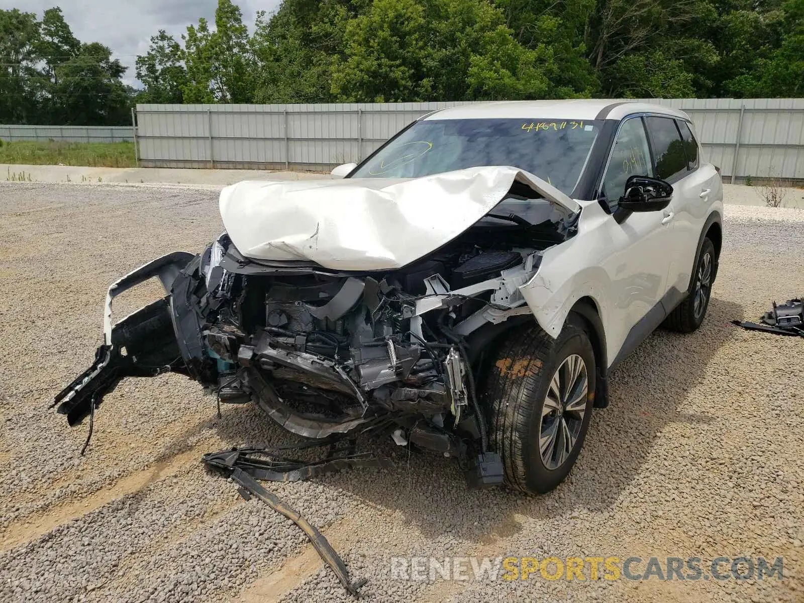 2 Photograph of a damaged car JN8AT3BA3MW010340 NISSAN ROGUE 2021