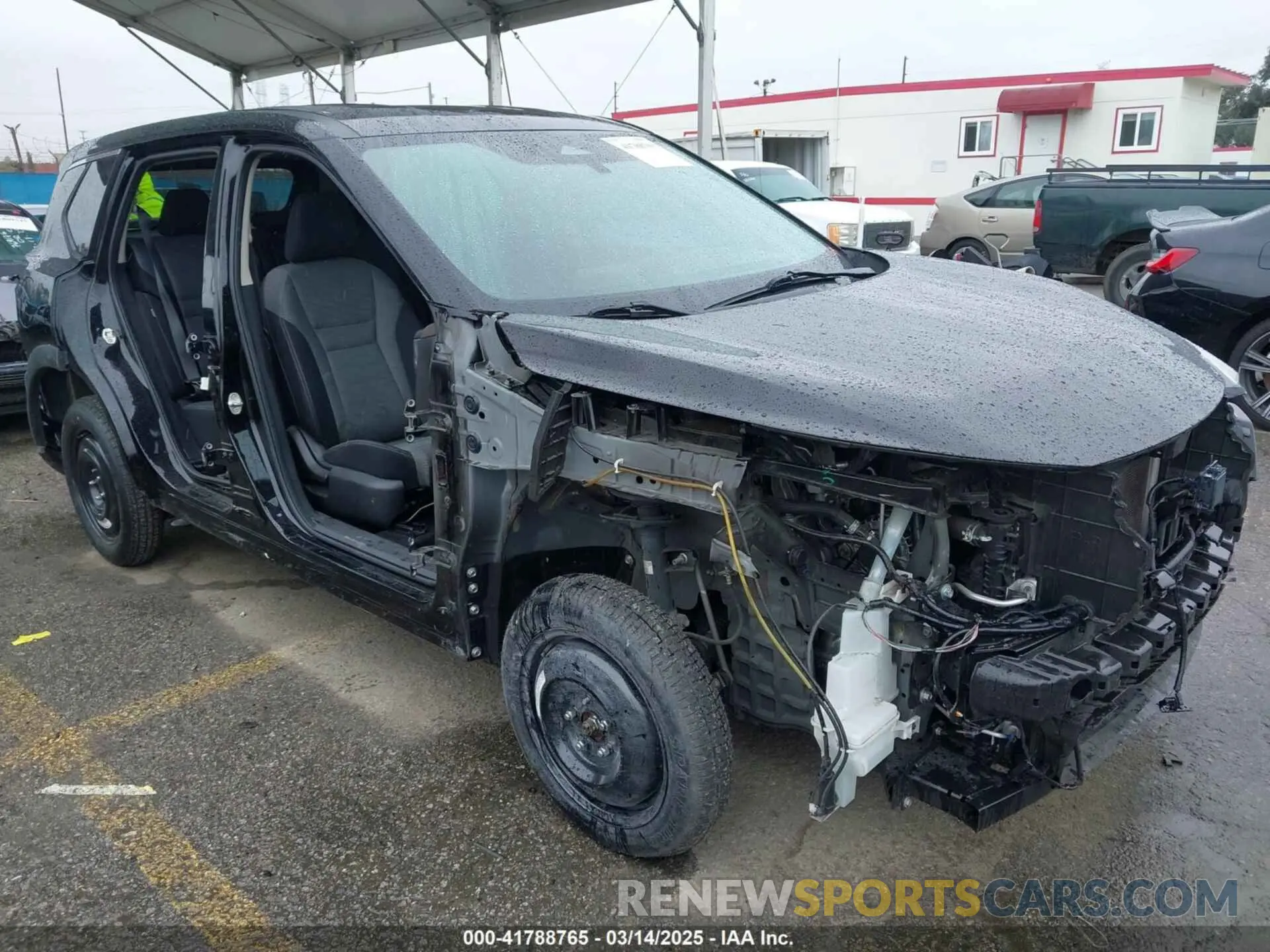 1 Photograph of a damaged car JN8AT3BA3MW025548 NISSAN ROGUE 2021