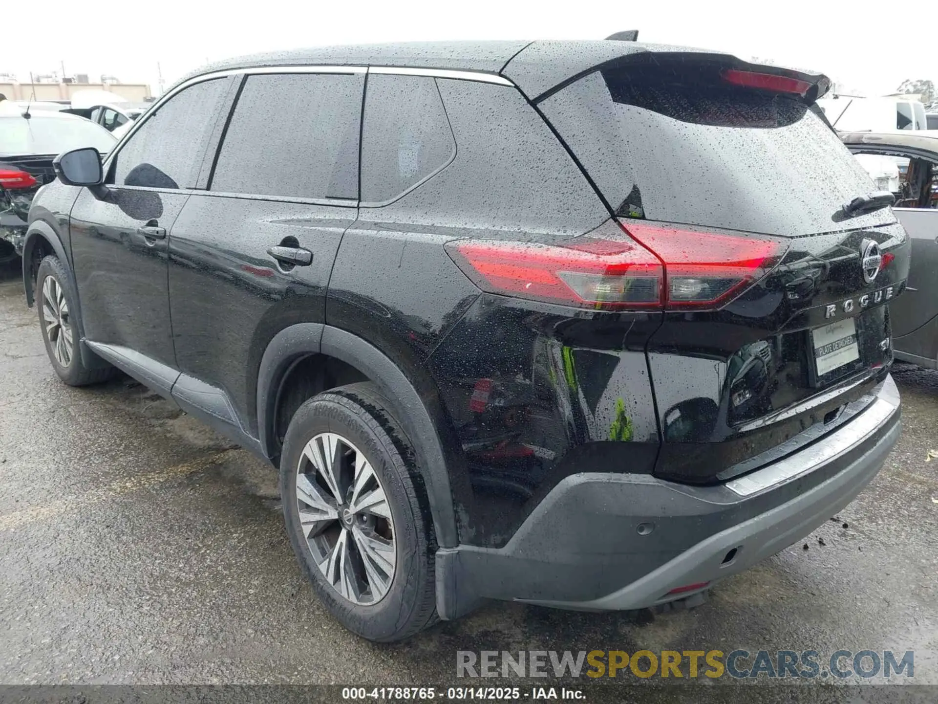3 Photograph of a damaged car JN8AT3BA3MW025548 NISSAN ROGUE 2021