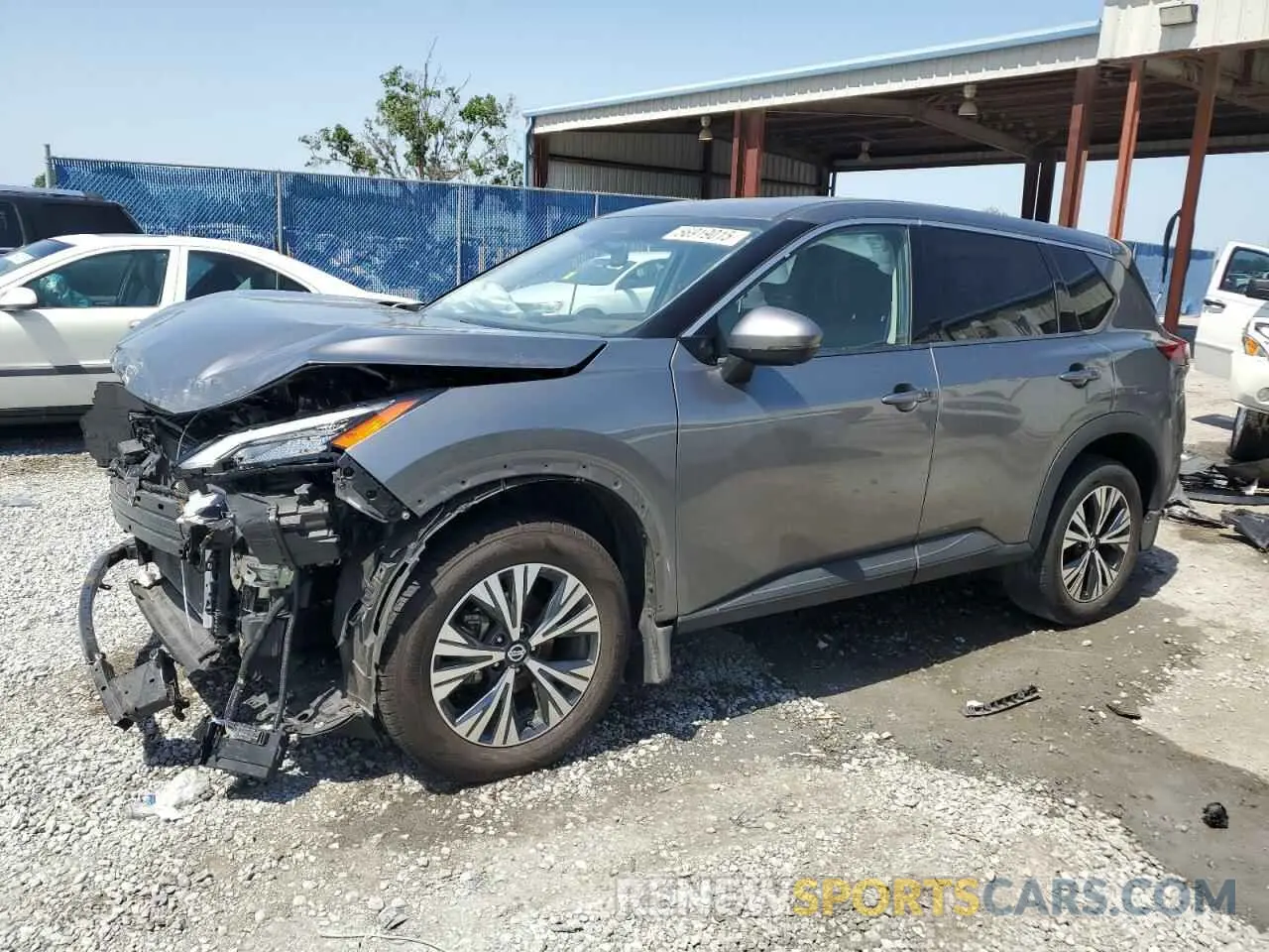 1 Photograph of a damaged car JN8AT3BA4MW000433 NISSAN ROGUE 2021