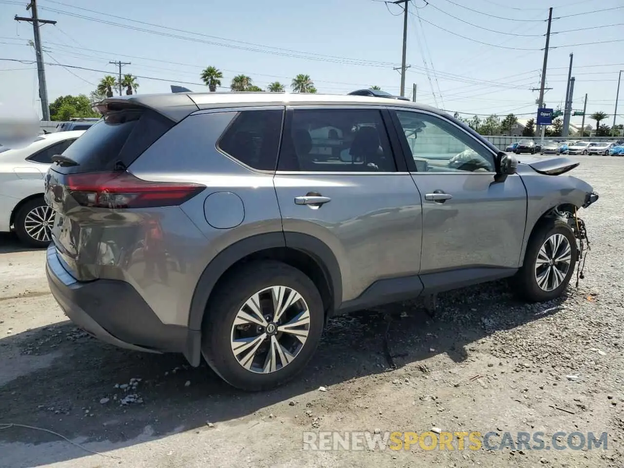 3 Photograph of a damaged car JN8AT3BA4MW000433 NISSAN ROGUE 2021