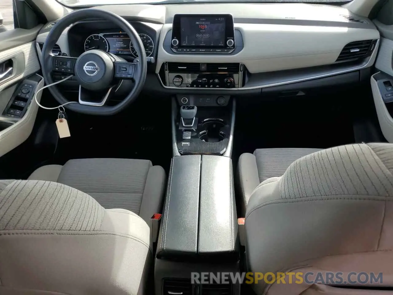 8 Photograph of a damaged car JN8AT3BA4MW012369 NISSAN ROGUE 2021