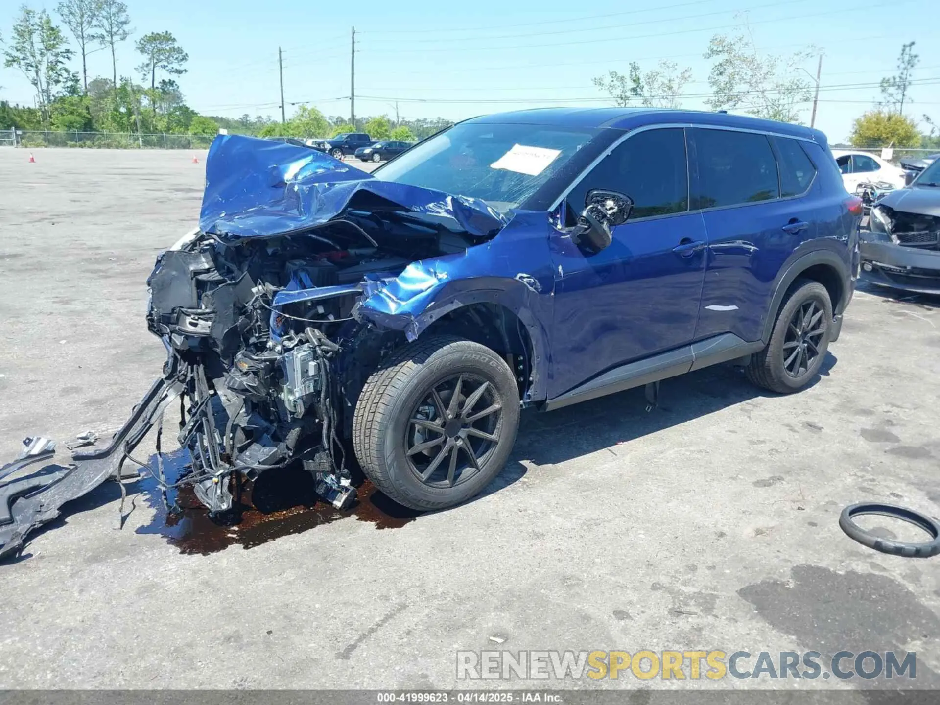 2 Photograph of a damaged car JN8AT3BA4MW015014 NISSAN ROGUE 2021