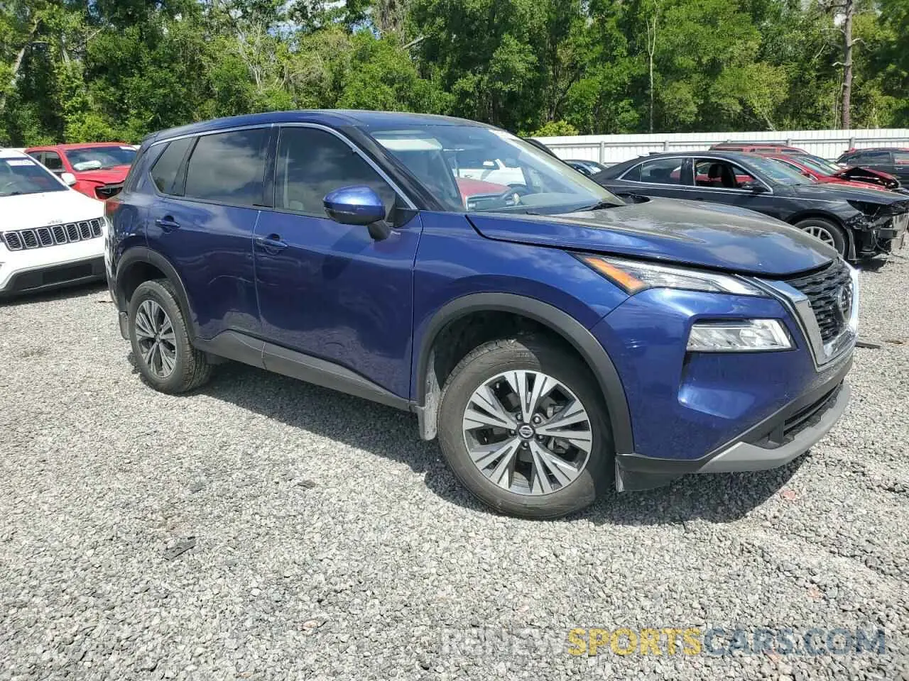 4 Photograph of a damaged car JN8AT3BA5MW024157 NISSAN ROGUE 2021