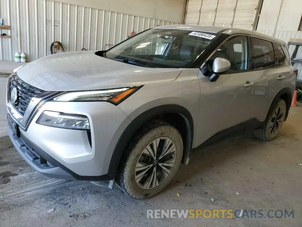 1 Photograph of a damaged car JN8AT3BA6MW000207 NISSAN ROGUE 2021