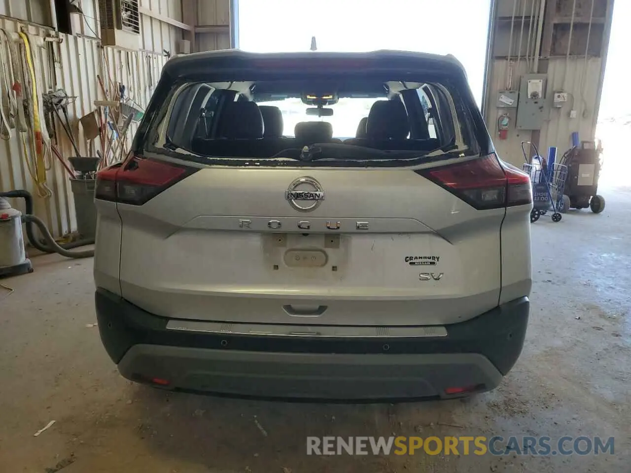 6 Photograph of a damaged car JN8AT3BA6MW000207 NISSAN ROGUE 2021