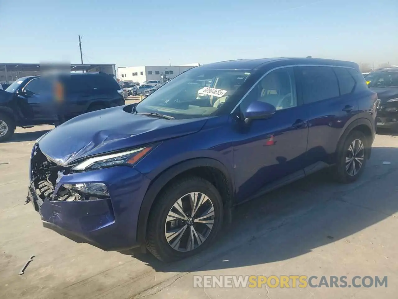1 Photograph of a damaged car JN8AT3BA6MW001793 NISSAN ROGUE 2021