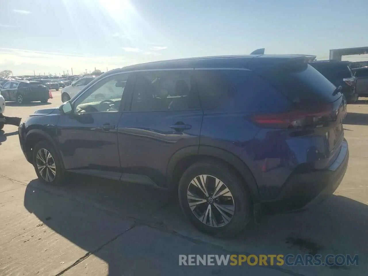 2 Photograph of a damaged car JN8AT3BA6MW001793 NISSAN ROGUE 2021