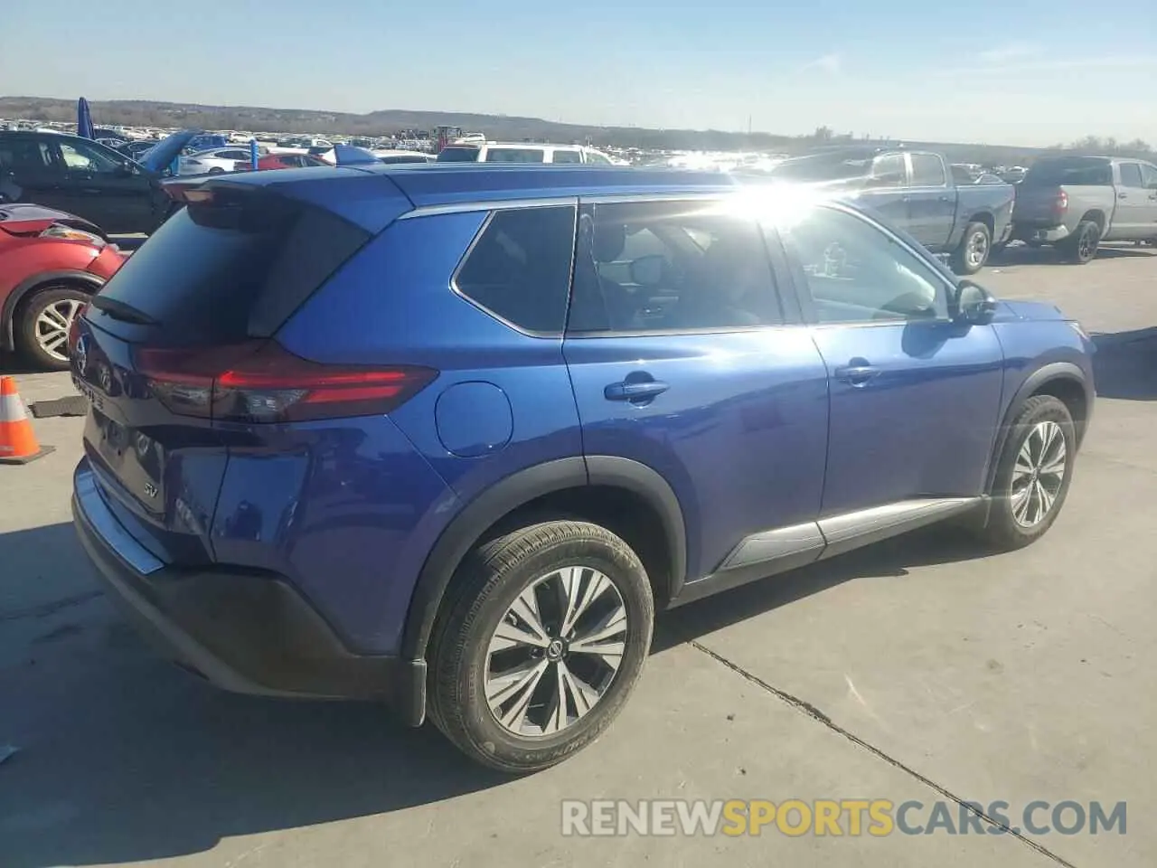 3 Photograph of a damaged car JN8AT3BA6MW001793 NISSAN ROGUE 2021