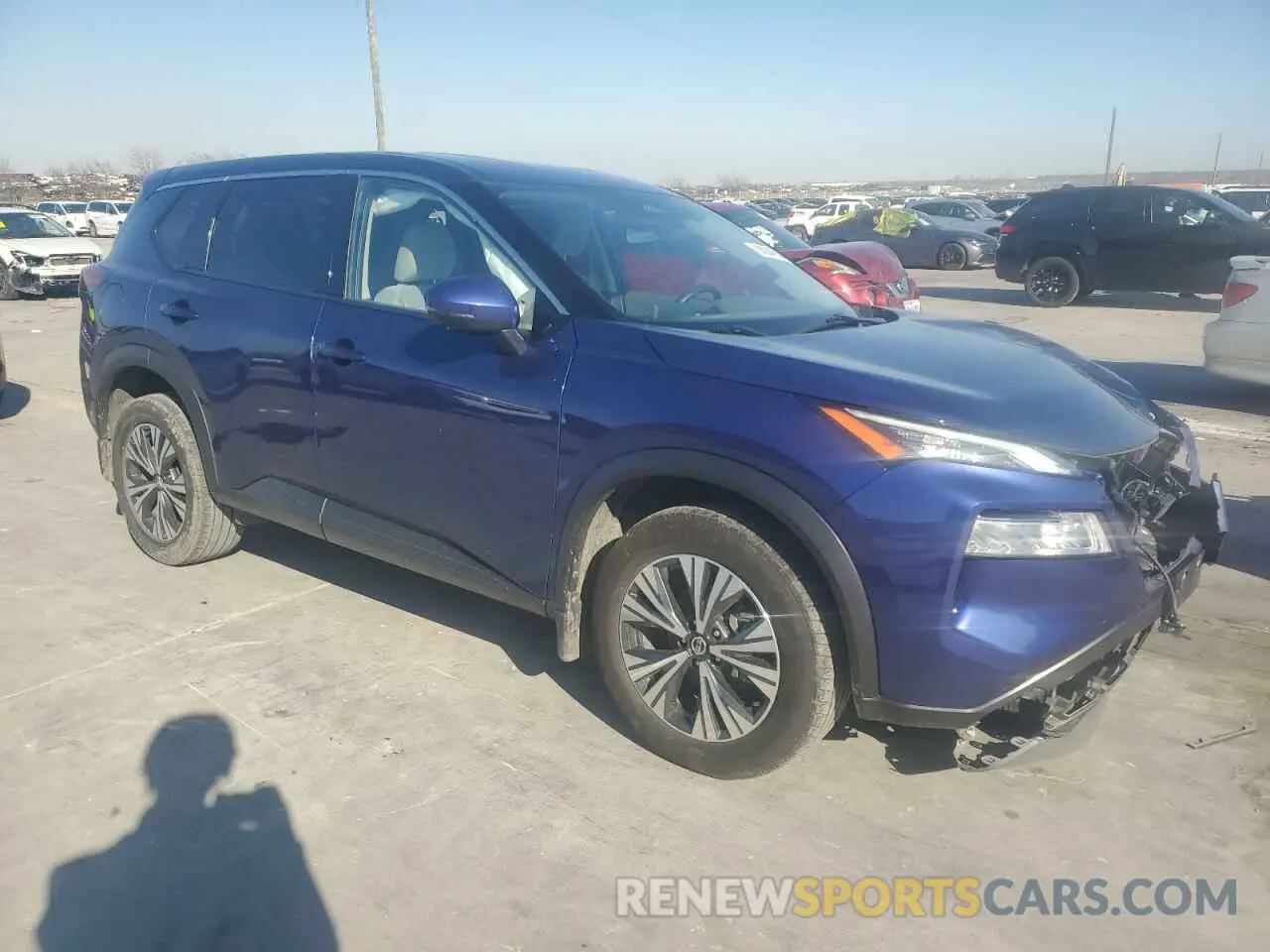 4 Photograph of a damaged car JN8AT3BA6MW001793 NISSAN ROGUE 2021