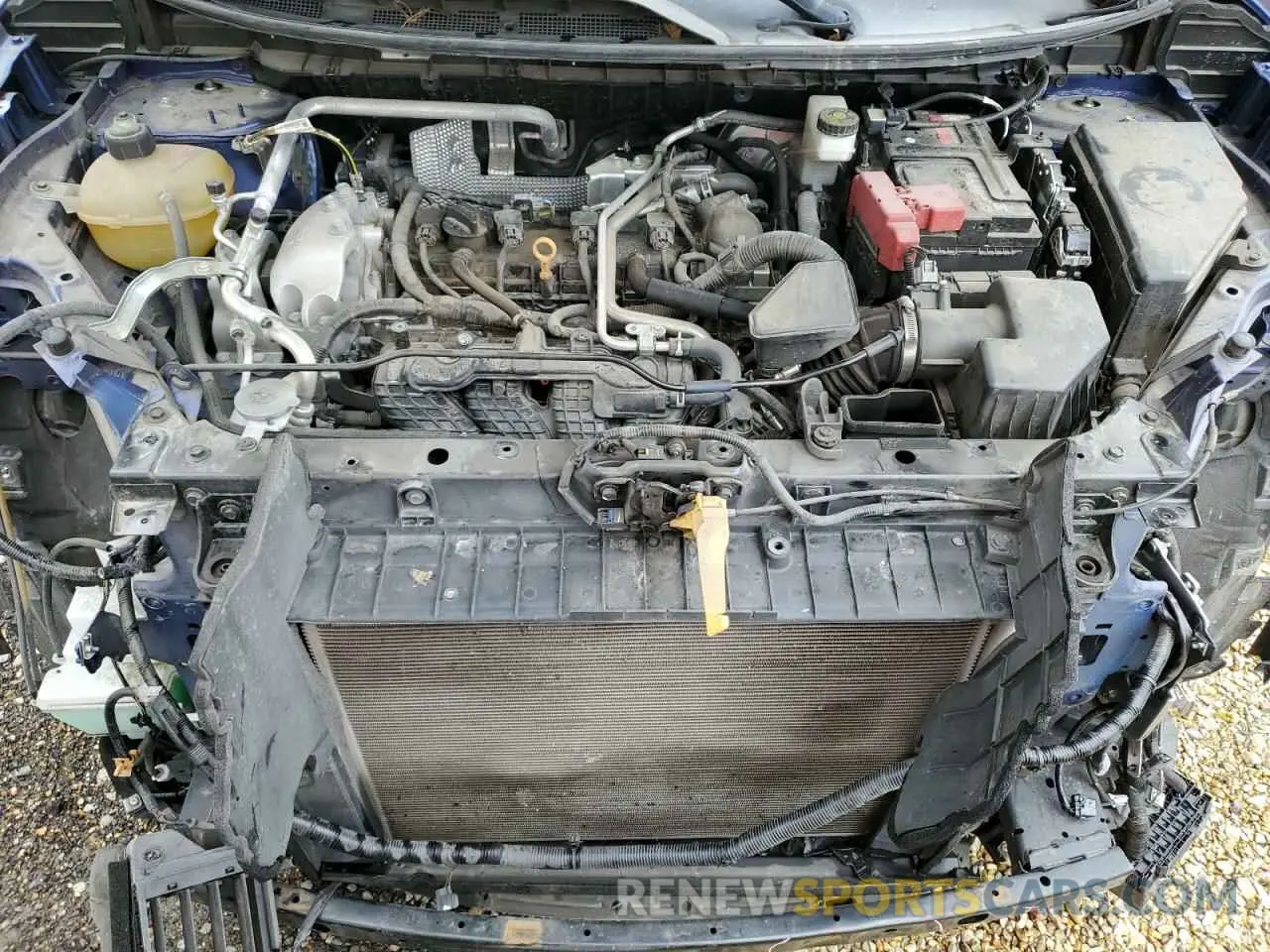 12 Photograph of a damaged car JN8AT3BA6MW003284 NISSAN ROGUE 2021