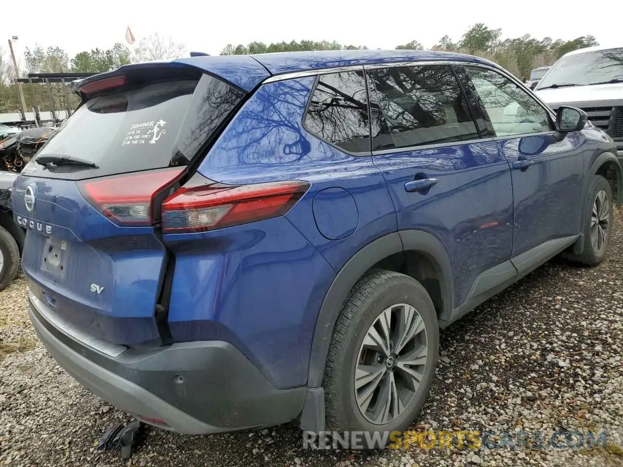 3 Photograph of a damaged car JN8AT3BA6MW003284 NISSAN ROGUE 2021