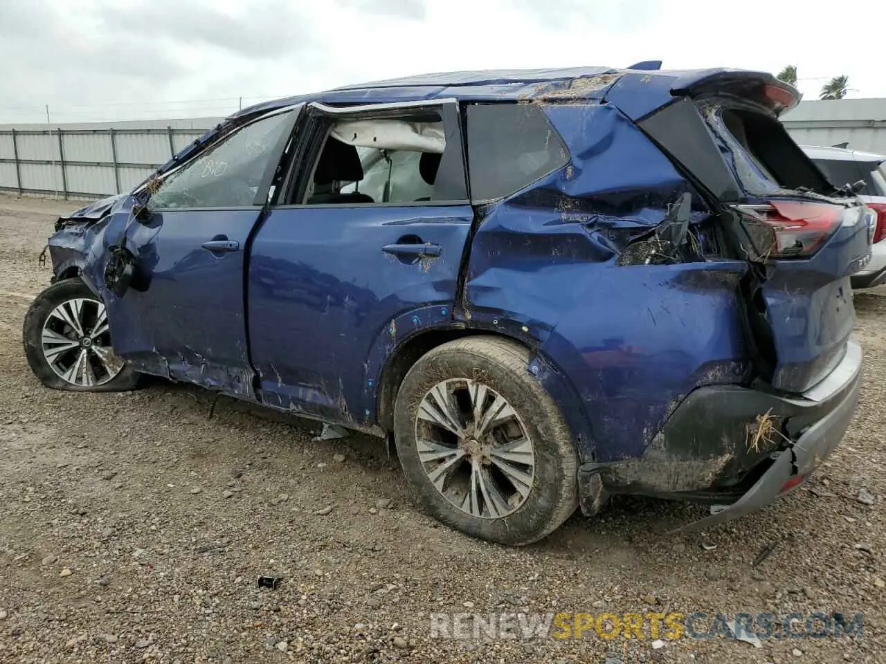 2 Photograph of a damaged car JN8AT3BA6MW010168 NISSAN ROGUE 2021
