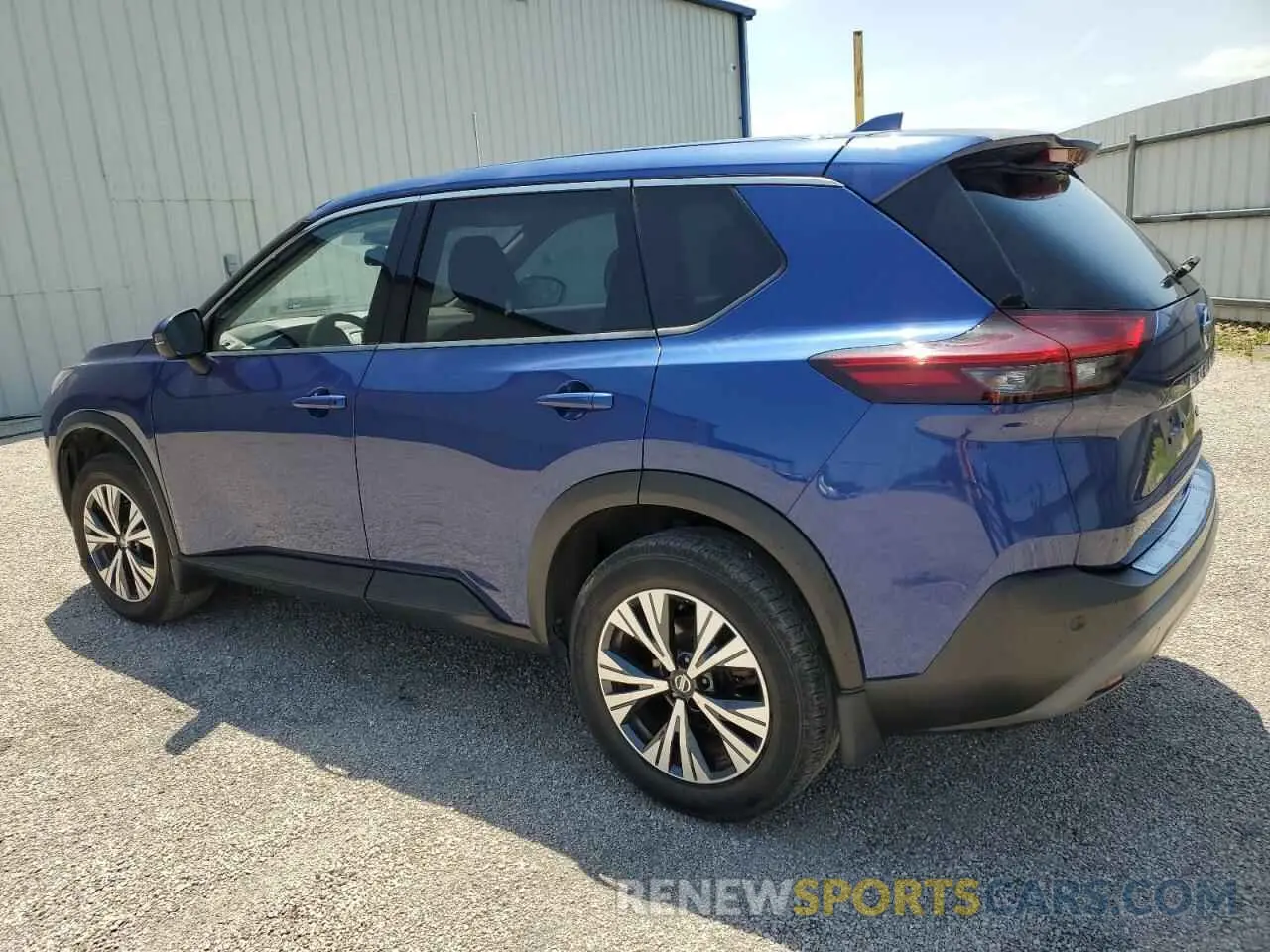 2 Photograph of a damaged car JN8AT3BA6MW011806 NISSAN ROGUE 2021