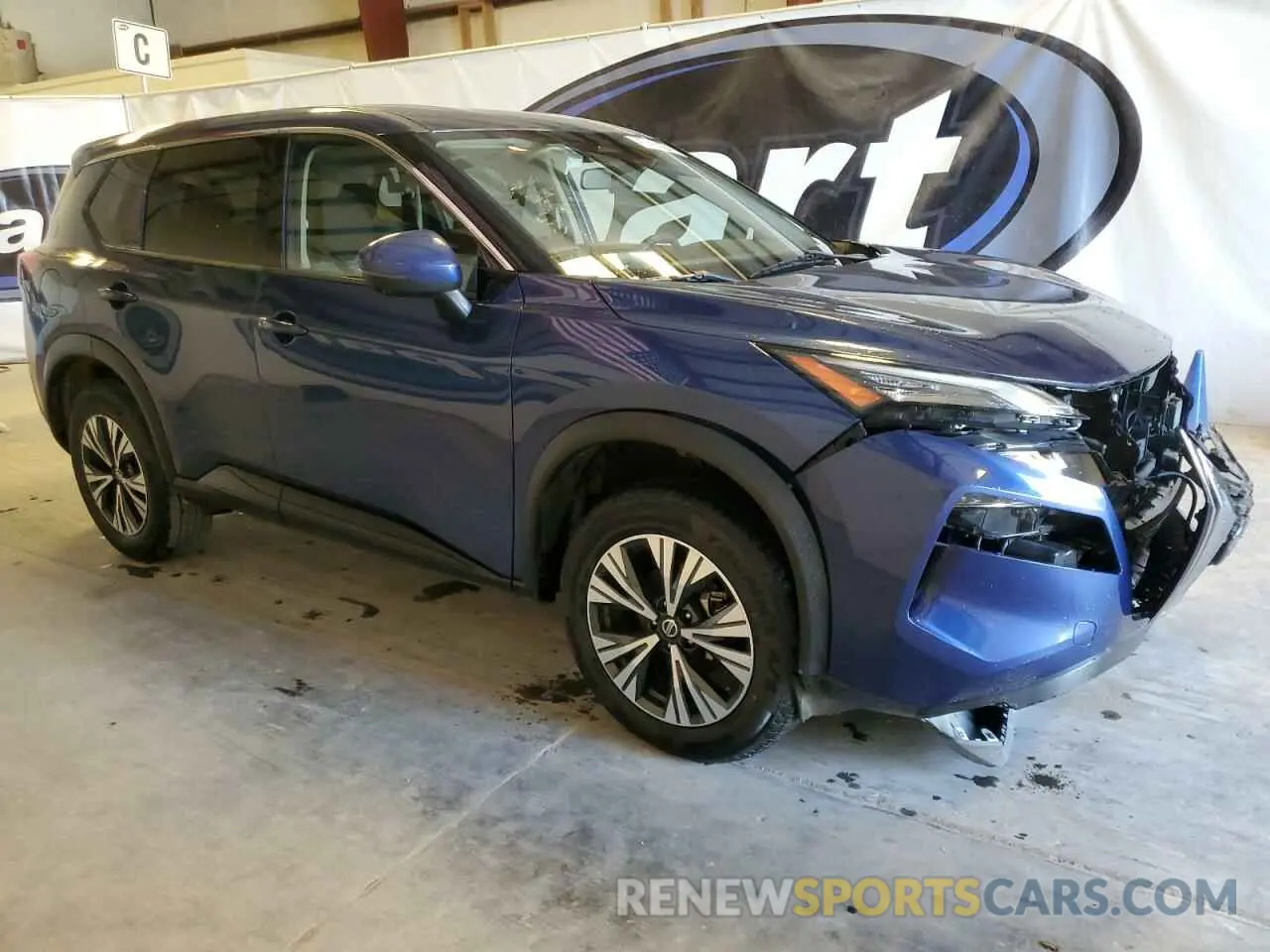 4 Photograph of a damaged car JN8AT3BA6MW023261 NISSAN ROGUE 2021