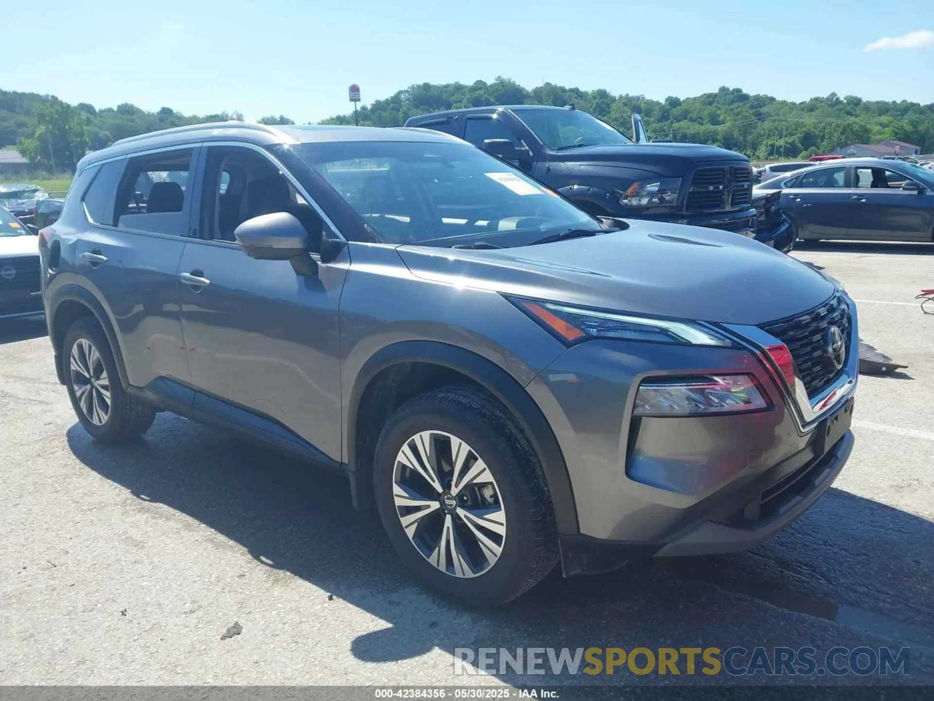 1 Photograph of a damaged car JN8AT3BA7MW016707 NISSAN ROGUE 2021