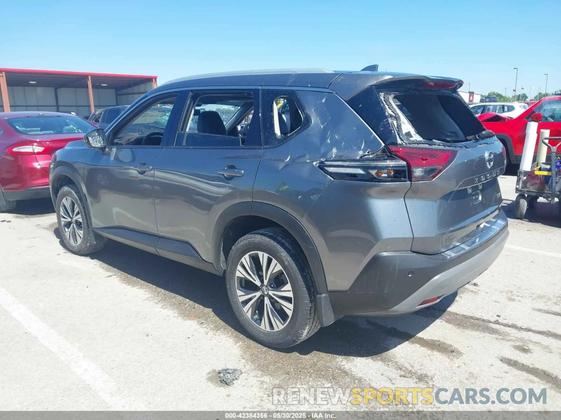 3 Photograph of a damaged car JN8AT3BA7MW016707 NISSAN ROGUE 2021