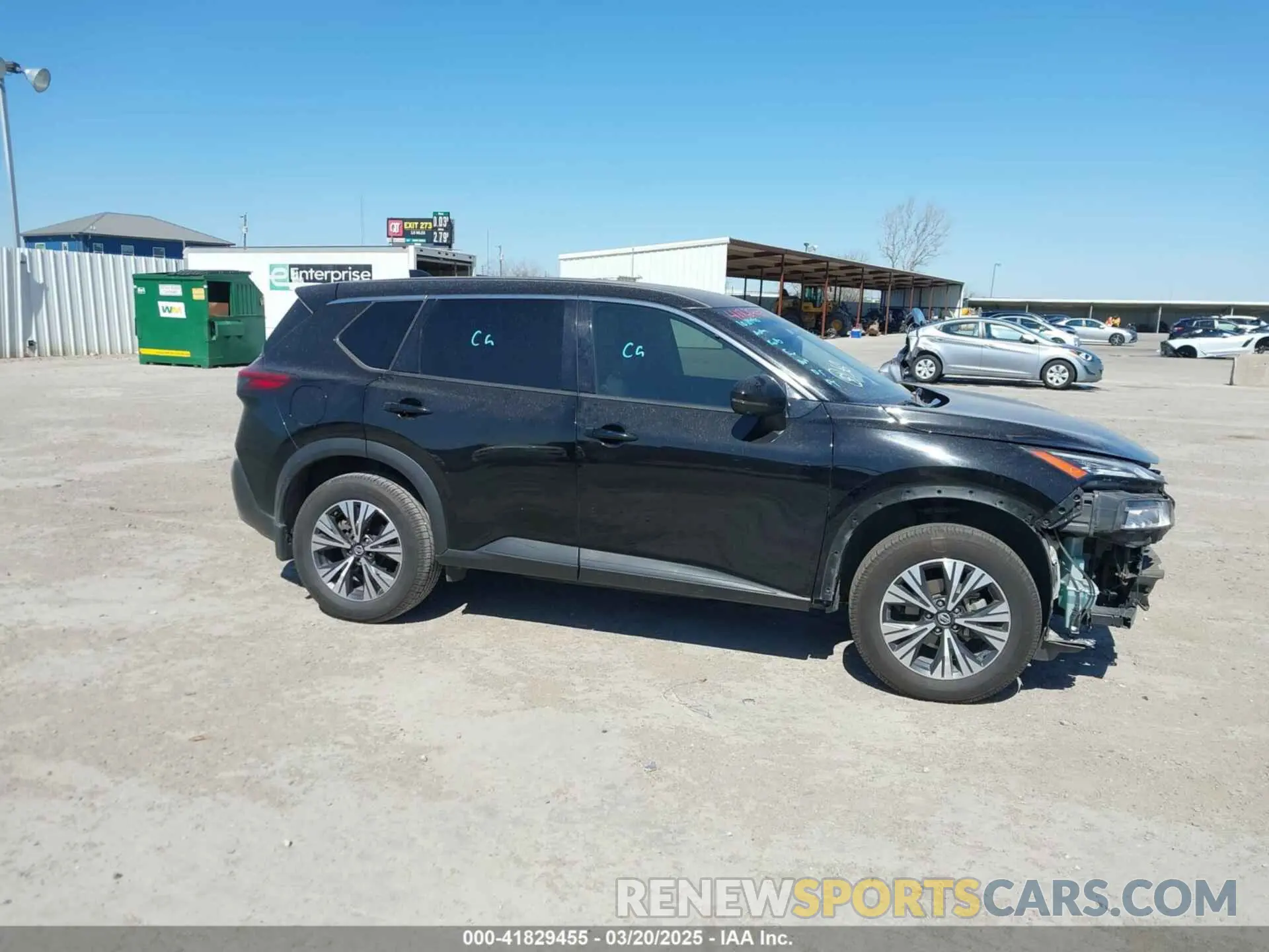 14 Photograph of a damaged car JN8AT3BA7MW021938 NISSAN ROGUE 2021
