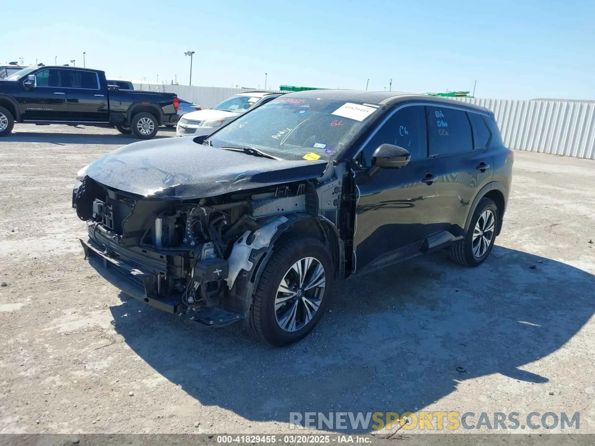 15 Photograph of a damaged car JN8AT3BA7MW021938 NISSAN ROGUE 2021