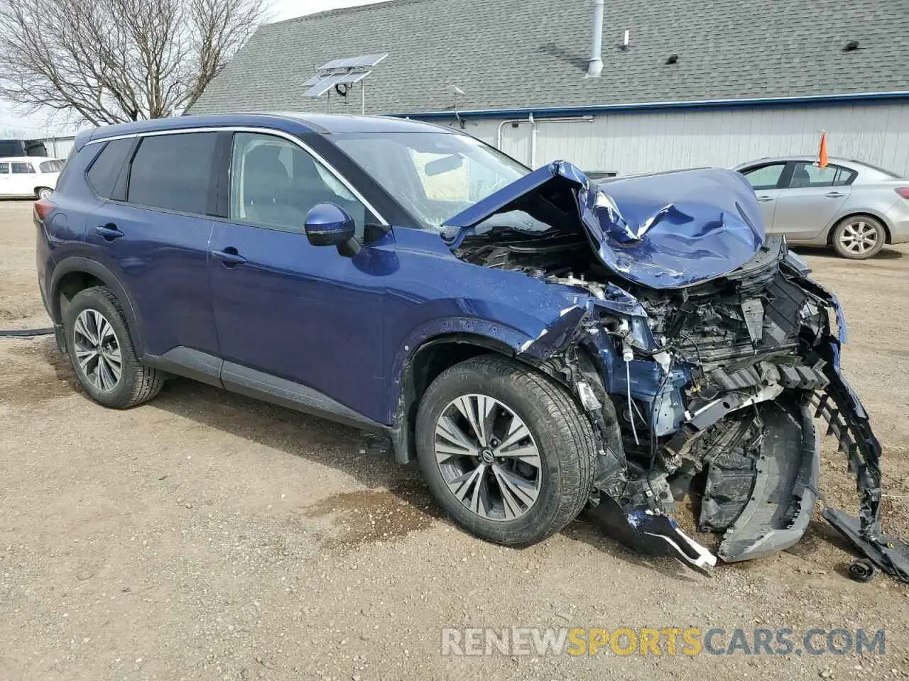 4 Photograph of a damaged car JN8AT3BA8MW007546 NISSAN ROGUE 2021