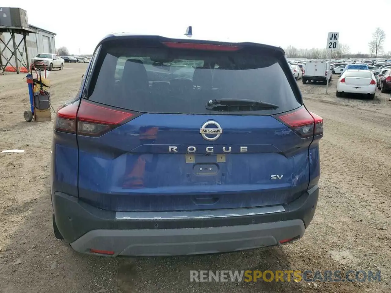 6 Photograph of a damaged car JN8AT3BA8MW007546 NISSAN ROGUE 2021