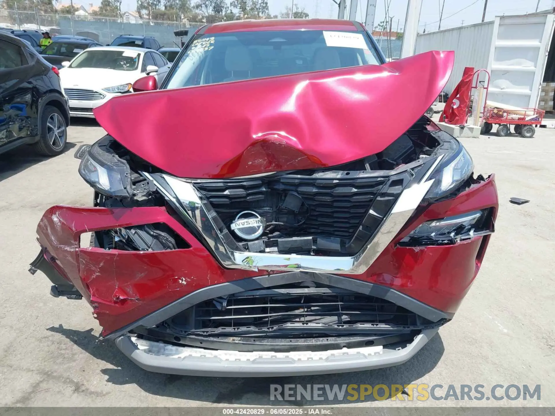 11 Photograph of a damaged car JN8AT3BA8MW010589 NISSAN ROGUE 2021