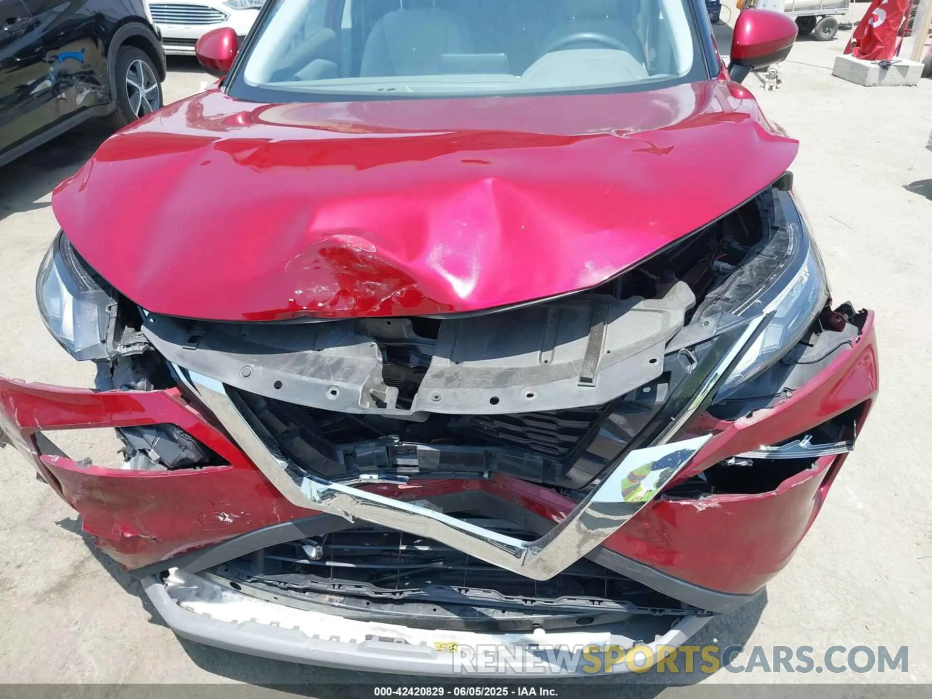 6 Photograph of a damaged car JN8AT3BA8MW010589 NISSAN ROGUE 2021