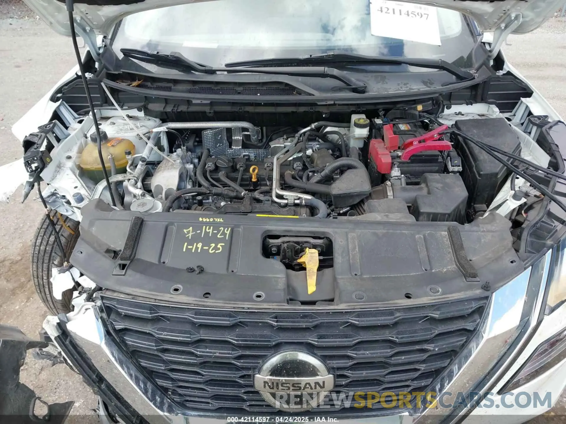 10 Photograph of a damaged car JN8AT3BA8MW011015 NISSAN ROGUE 2021