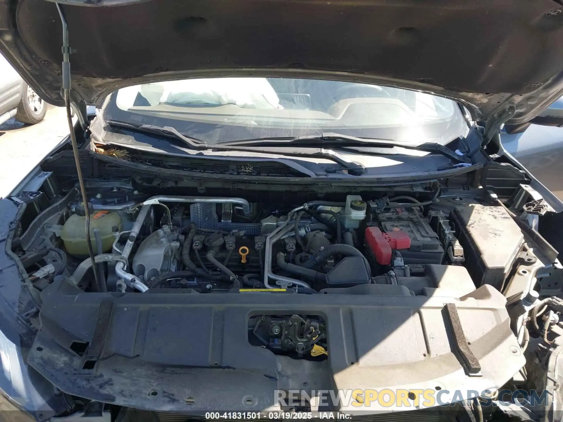 10 Photograph of a damaged car JN8AT3BA8MW018045 NISSAN ROGUE 2021