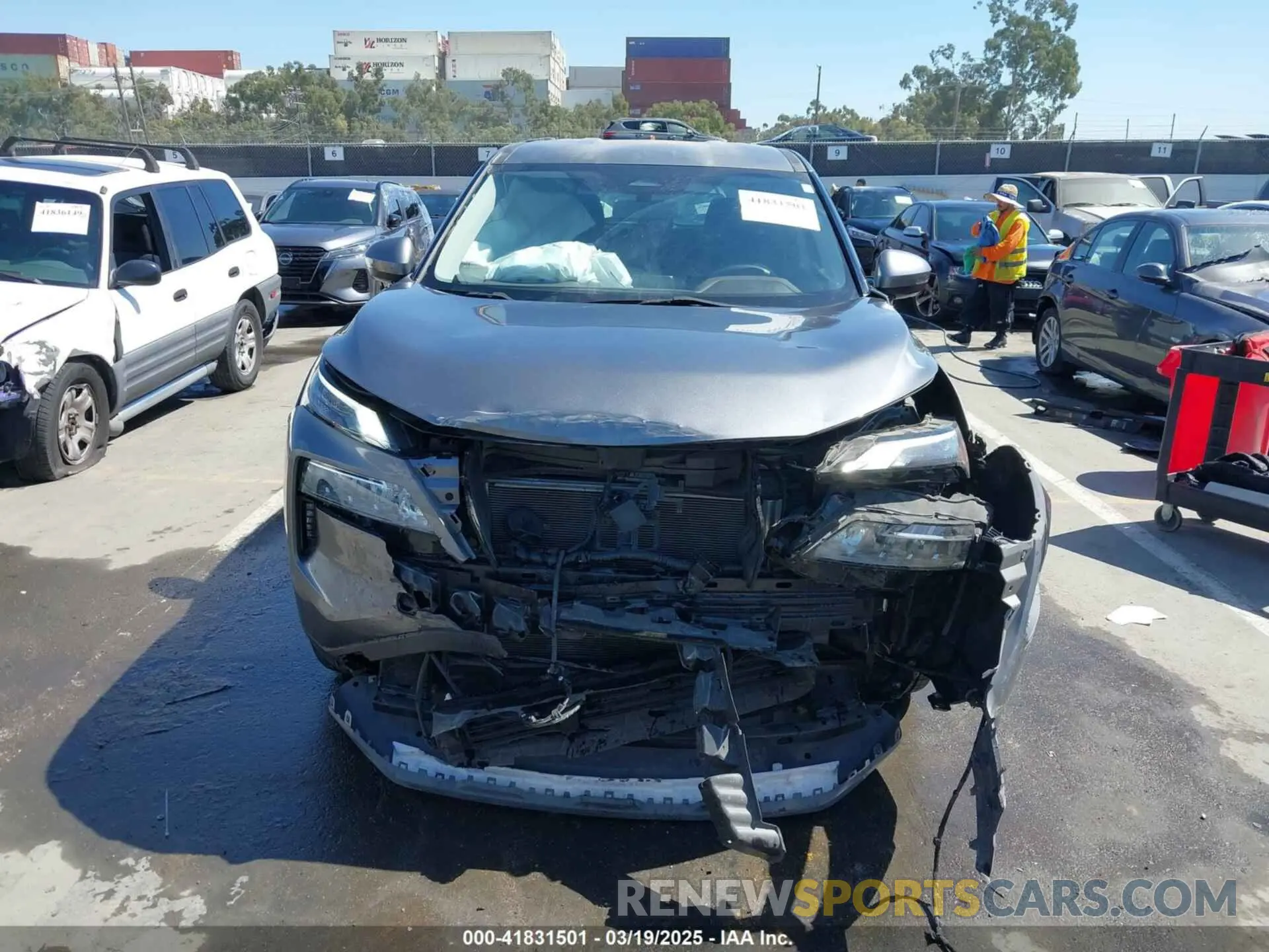 12 Photograph of a damaged car JN8AT3BA8MW018045 NISSAN ROGUE 2021