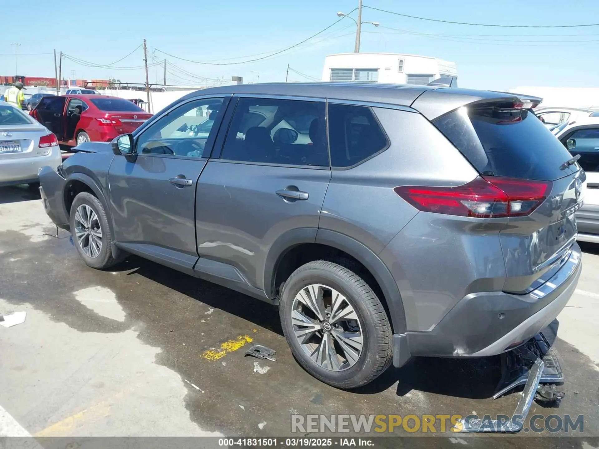 3 Photograph of a damaged car JN8AT3BA8MW018045 NISSAN ROGUE 2021