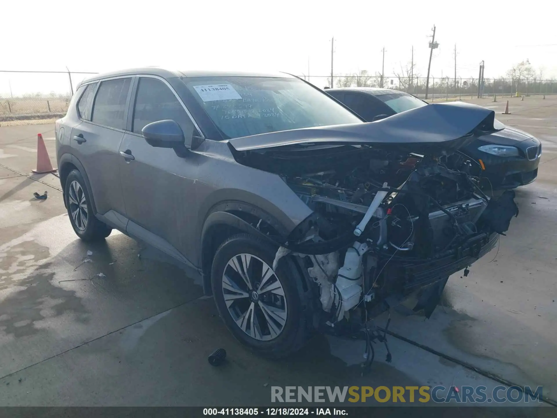 1 Photograph of a damaged car JN8AT3BA8MW022225 NISSAN ROGUE 2021