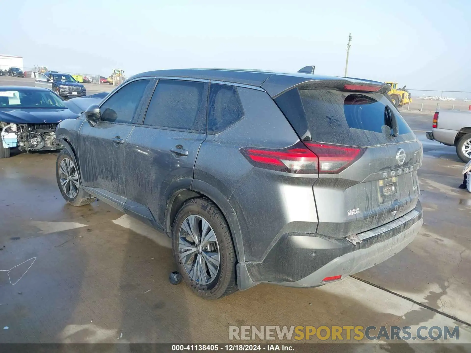 3 Photograph of a damaged car JN8AT3BA8MW022225 NISSAN ROGUE 2021