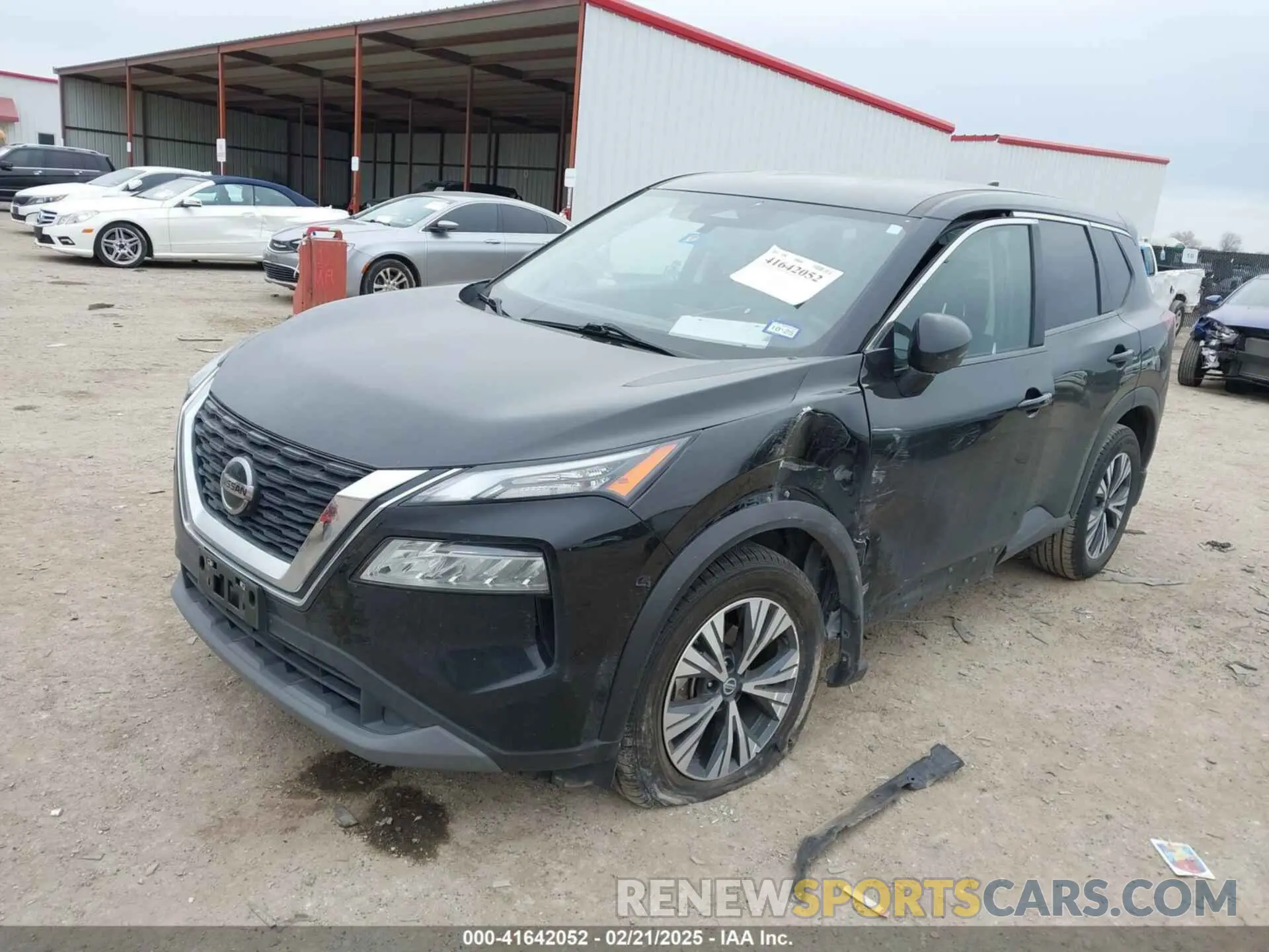 2 Photograph of a damaged car JN8AT3BA9MW003506 NISSAN ROGUE 2021