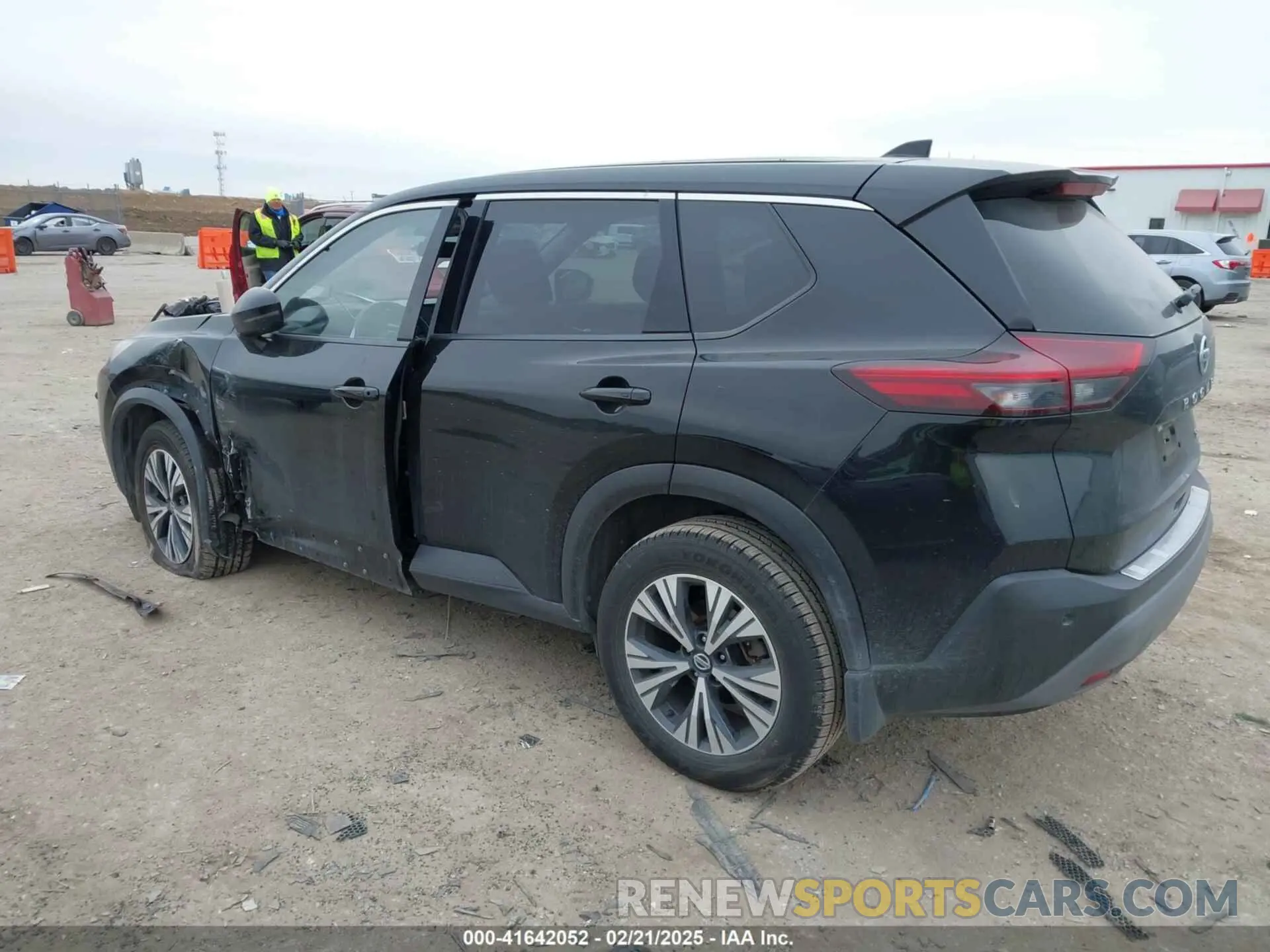 3 Photograph of a damaged car JN8AT3BA9MW003506 NISSAN ROGUE 2021