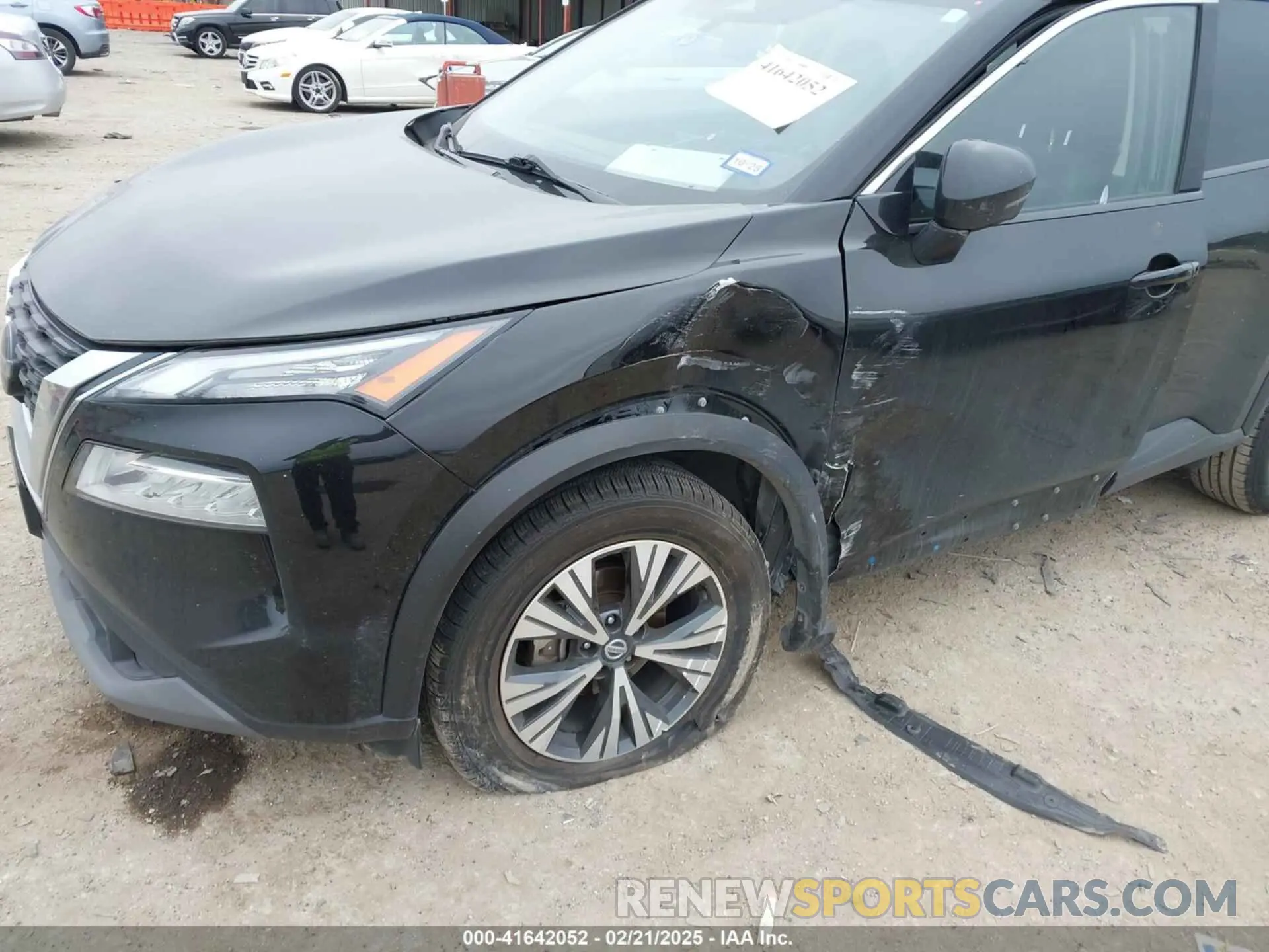 6 Photograph of a damaged car JN8AT3BA9MW003506 NISSAN ROGUE 2021