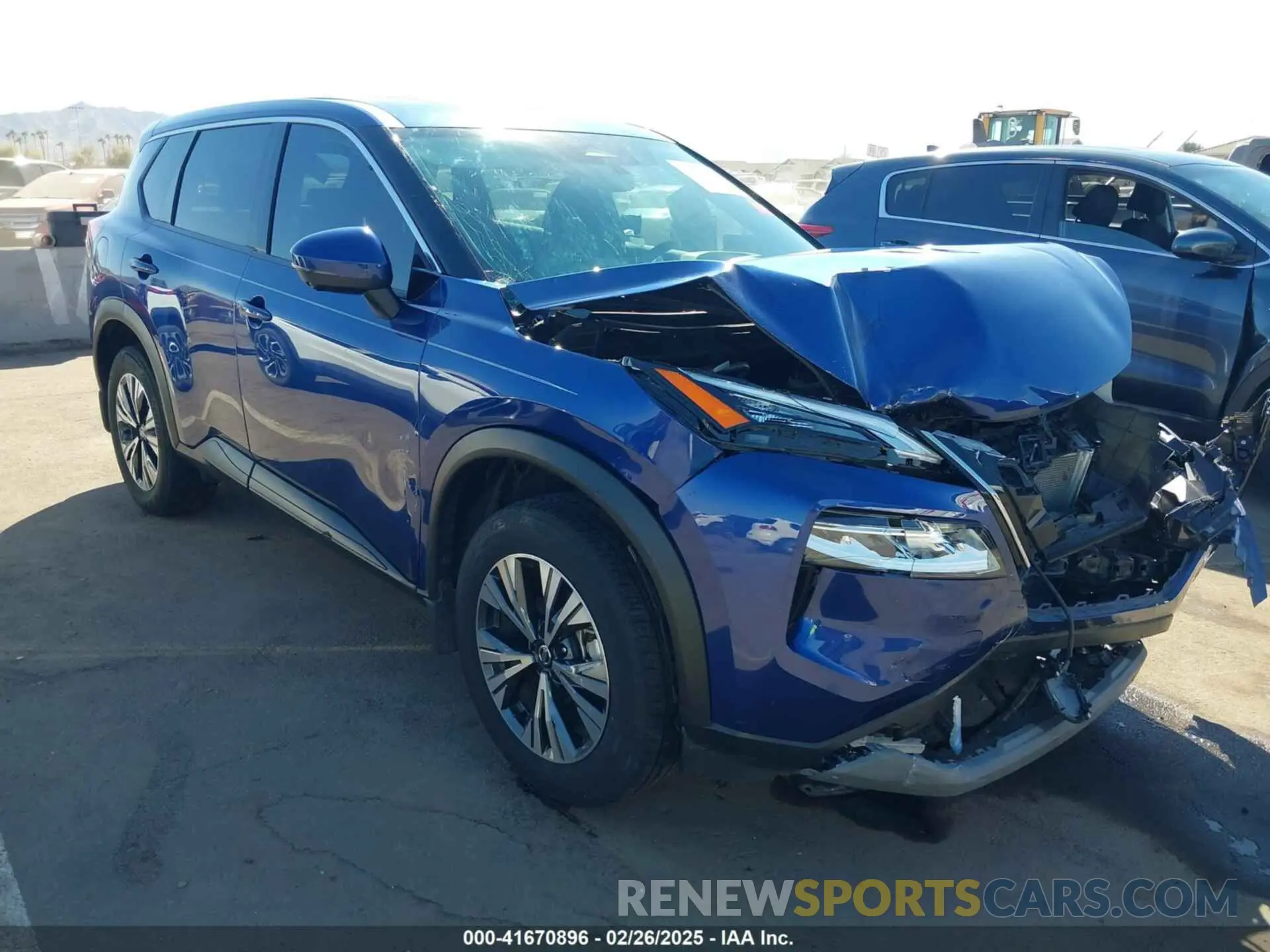 1 Photograph of a damaged car JN8AT3BAXMW007760 NISSAN ROGUE 2021