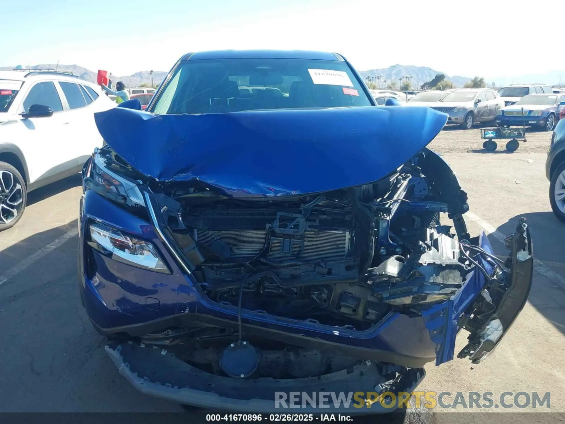 12 Photograph of a damaged car JN8AT3BAXMW007760 NISSAN ROGUE 2021