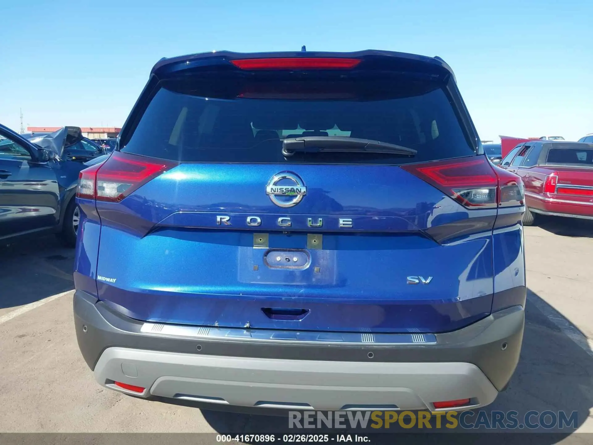 16 Photograph of a damaged car JN8AT3BAXMW007760 NISSAN ROGUE 2021