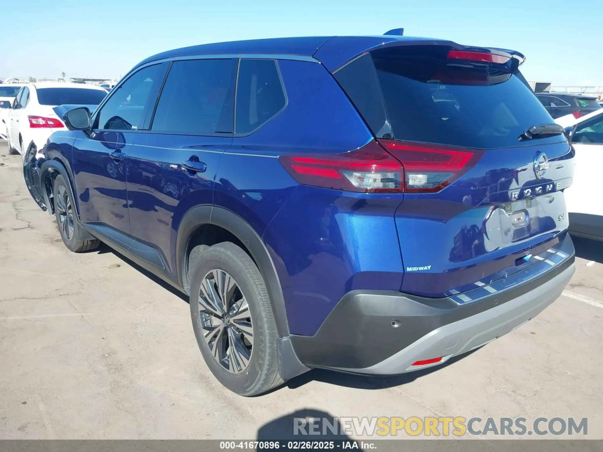 3 Photograph of a damaged car JN8AT3BAXMW007760 NISSAN ROGUE 2021