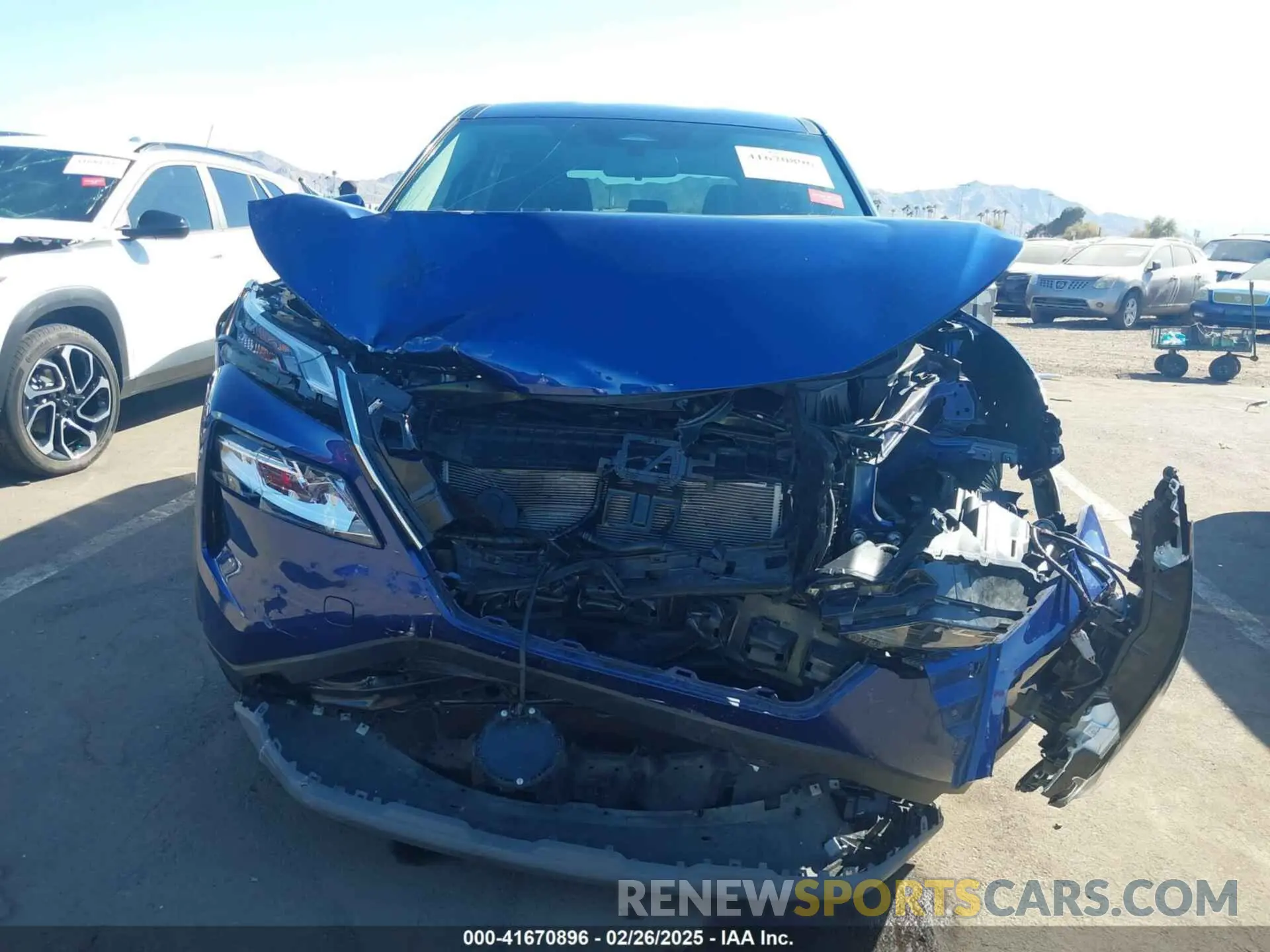6 Photograph of a damaged car JN8AT3BAXMW007760 NISSAN ROGUE 2021