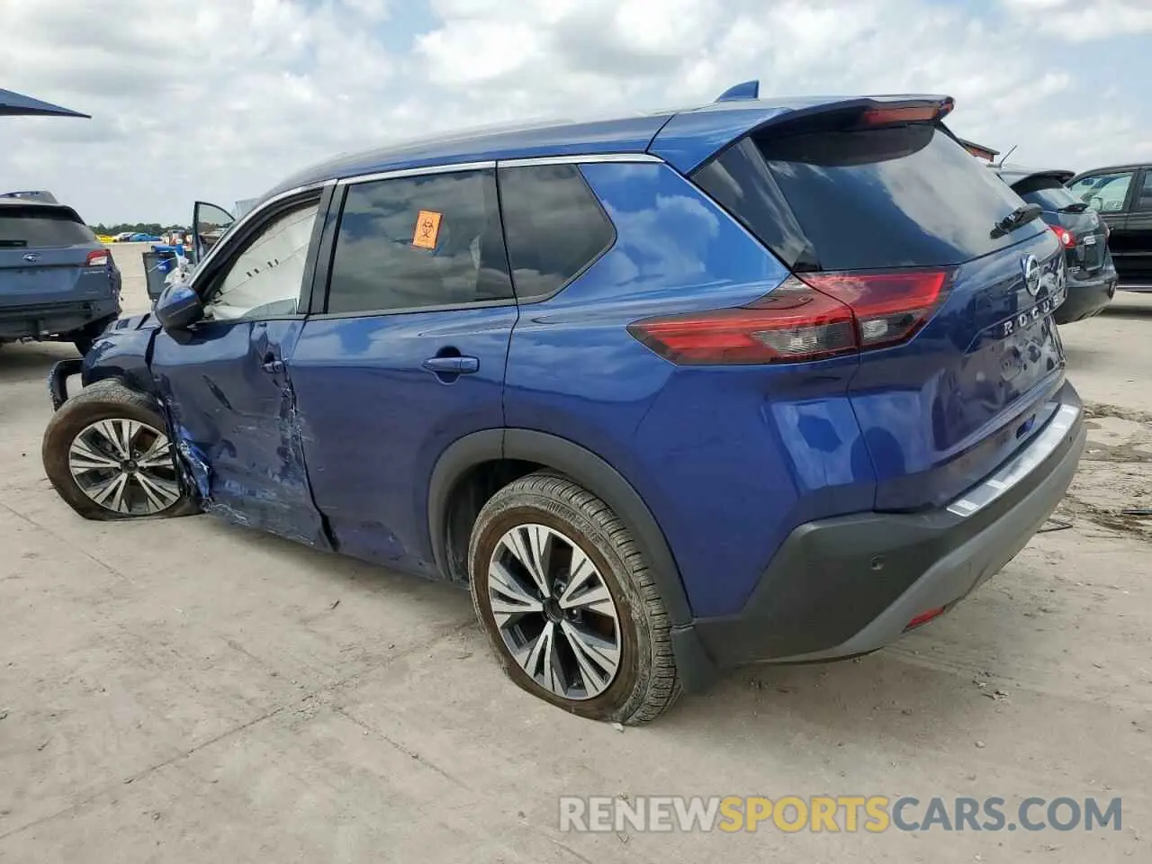 2 Photograph of a damaged car JN8AT3BAXMW022680 NISSAN ROGUE 2021