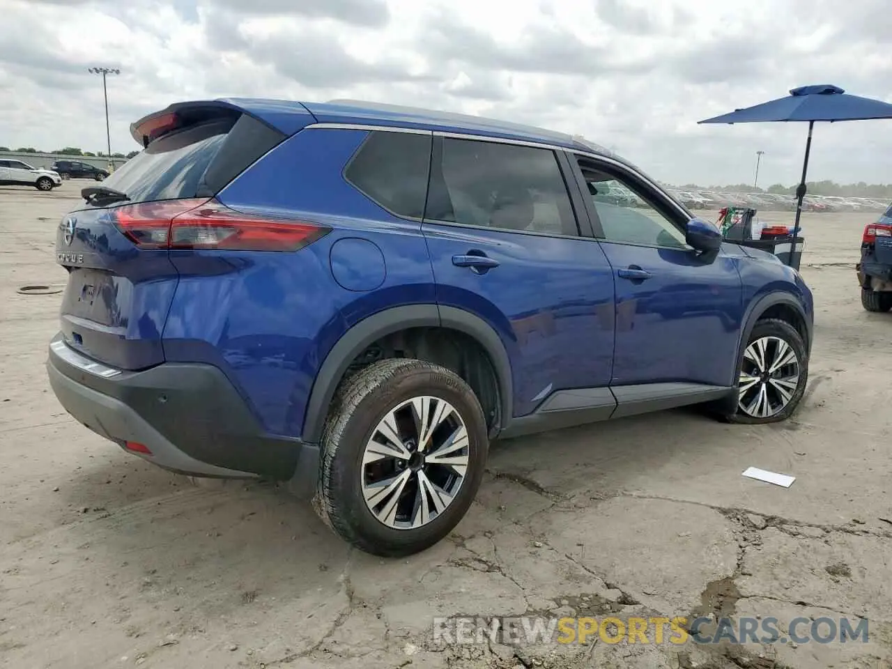 3 Photograph of a damaged car JN8AT3BAXMW022680 NISSAN ROGUE 2021